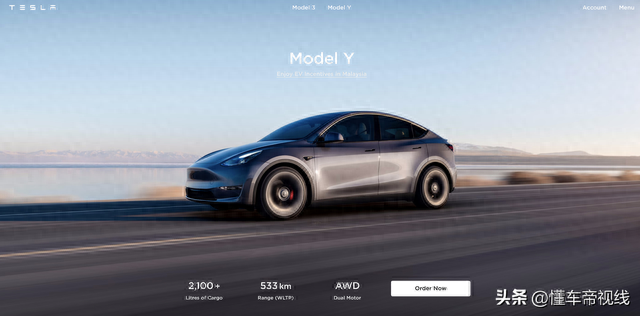 海外 | 特斯拉在马来西亚开售Model Y，起售价比国内市场贵5万元