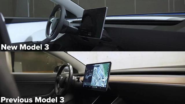新款Model 3预售25.99万起，颜值提升档位调到中控屏