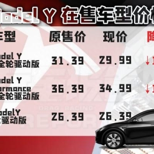 又憋不住了！特斯拉Model Y双版本调价，Model 3也有8000元补贴