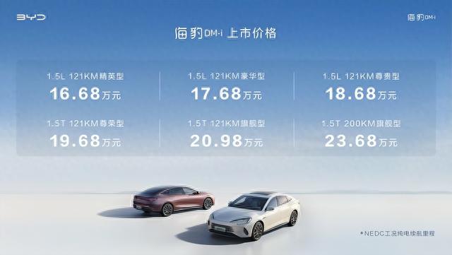 比亚迪海豹DM-i震撼上市，引领新能源汽车市场新潮流