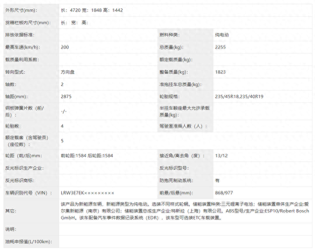 特斯拉Model 3焕新版申报：售25.99万元起，四季度交付