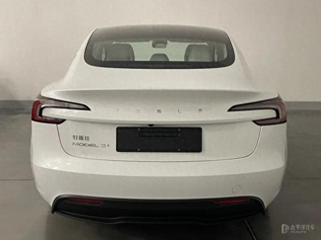 全新特斯拉Model 3申报图 车尾新增“+”标识 将于第四季度交付