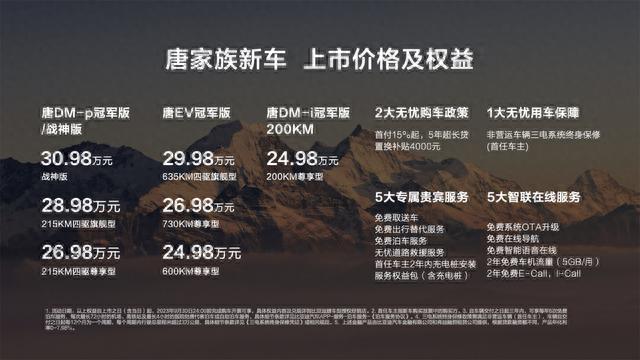 24.98万元起售，标配FSD可变阻尼悬架，比亚迪新款唐家族上海上市